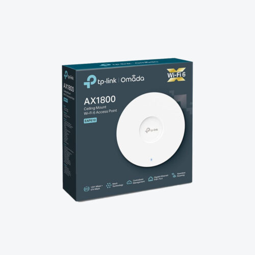 Access Point TP-Link EAP610 – WiFi 6 – AX1800 – Doble Banda – Montaje en Techo o Pared