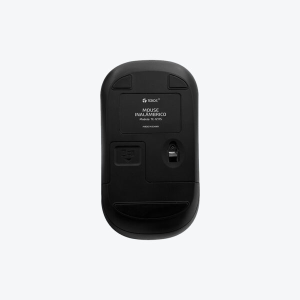 Mouse Óptico Inalámbrico TEROS TE-1217S – 1000 DPI – Receptor USB – 3 Botones