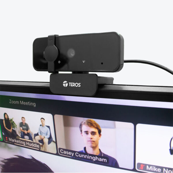 Webcam TEROS TE-9072 – Resolución 2K – Micrófono Integrado – USB 2.0
