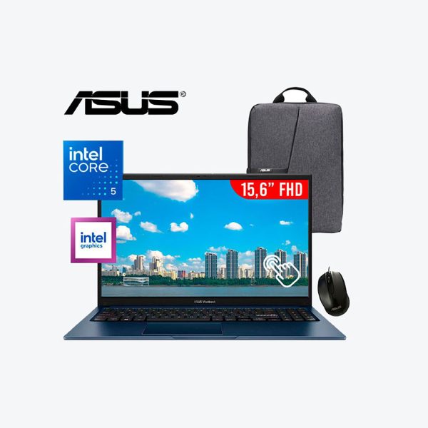 ASUS Vivobook 15 X1504VA-E84630 – 15.6″ FHD Touch – Core 5-120U – 16GB DDR5 – 512GB SSD
