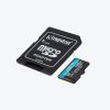 Memoria MicroSD Kingston Canvas Go! Plus 128GB – UHS-I U3 V30 – 4K – Incluye Adaptador SD